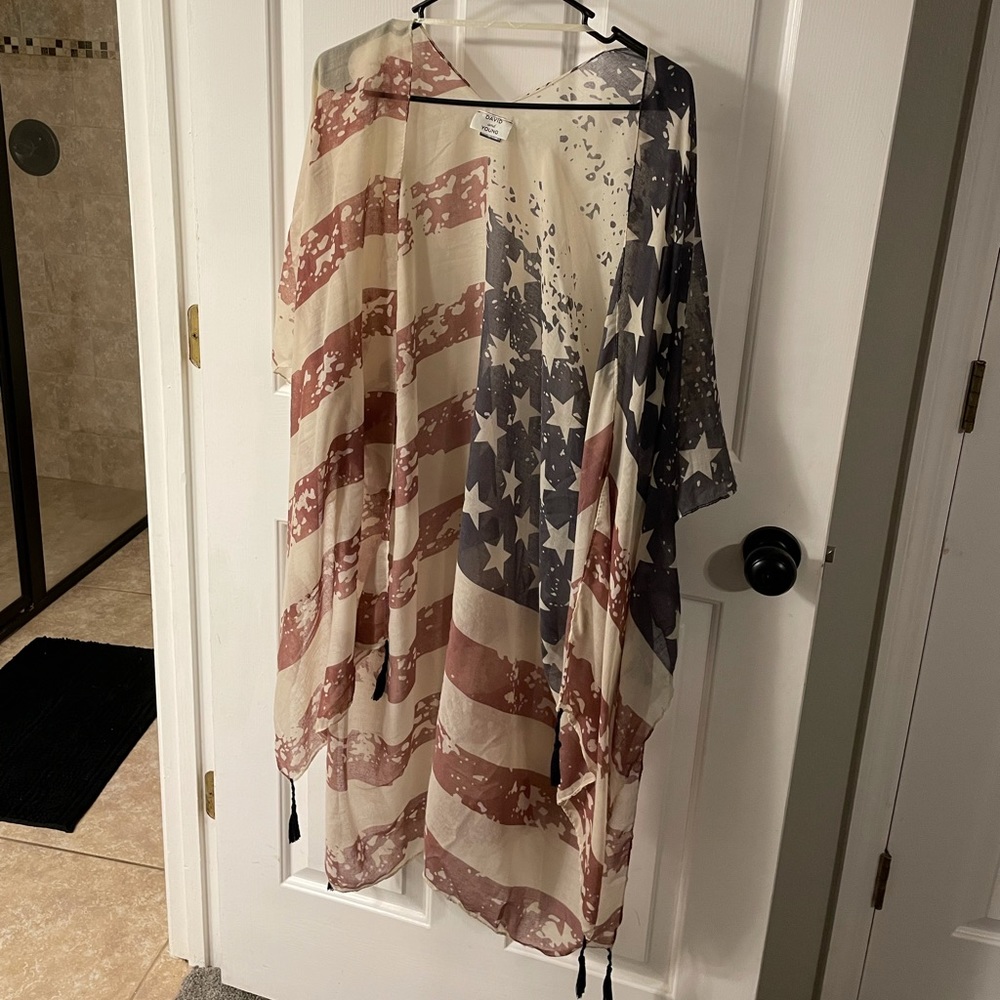 American flag kimono